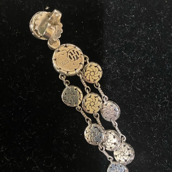 JOHN HARDY Sterling (925) PALU Chandelier Earrings. - Picture 8 of 10